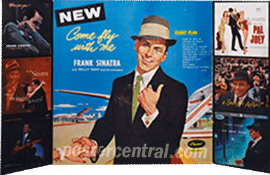 Frank Sinatra Come Fly with Me promo display